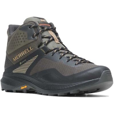 Merrell Olive Mid Gore-Tex Hiking Boots - Lightweight, Waterproof, Durable Merrell Olive Mid Gore-Tex Hiking Boots - Lightweight, Waterproof, Durable