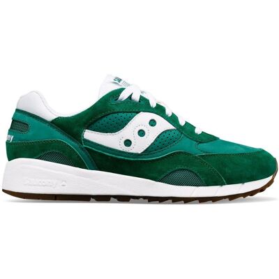Saucony Unisexe Shadow 6000 Vert/Blanc Tennis - Sneakers - Publicité Saucony Unisexe Shadow 6000 Vert/Blanc Tennis - Sneakers - Publicité