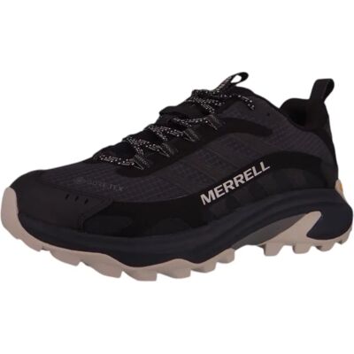 Merrell Moab Speed 2 Scarpe da Trekking Impermeabili Gore-Tex - Nero/Luna - Calzature da esterno Merrell Moab Speed 2 Scarpe da Trekking Impermeabili Gore-Tex - Nero/Luna - Calzature da esterno