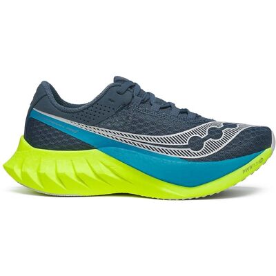 Scarpe da corsa Saucony Endorphin Pro 4 Blu Verde Lime - Competizione Scarpe da corsa Saucony Endorphin Pro 4 Blu Verde Lime - Competizione
