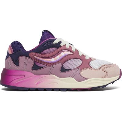 Baskets Saucony Shadow 2 Lilas/Bleu - Sneakers - Publicité Baskets Saucony Shadow 2 Lilas/Bleu - Sneakers - Publicité