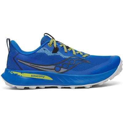 Saucony Peregrine 15 Blå Gul Løbesko - Trail Saucony Peregrine 15 Blå Gul Løbesko - Trail
