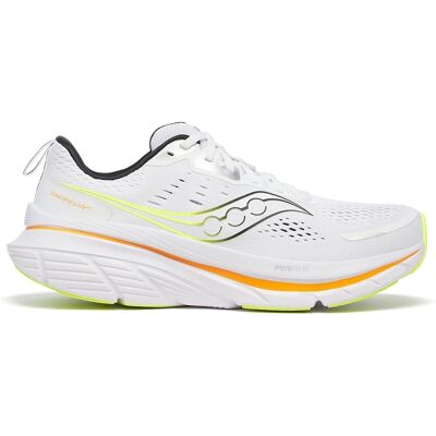 Saucony Guide 18 Running Shoes White Yellow - Running Shoes Saucony Guide 18 Running Shoes White Yellow - Running Shoes