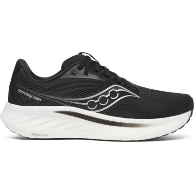 Saucony Ride 18 Black White Running Shoes - Running Shoes Saucony Ride 18 Black White Running Shoes - Running Shoes