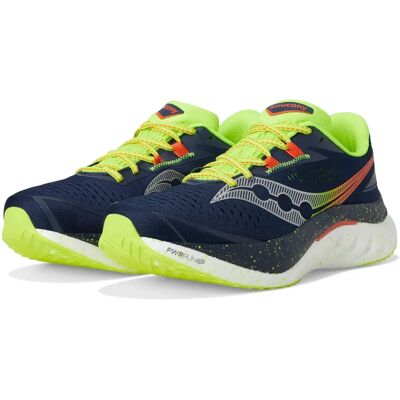 Saucony Endorphin Speed 4 Bleu Jaune - Chaussures de course - Publicité Saucony Endorphin Speed 4 Bleu Jaune - Chaussures de course - Publicité