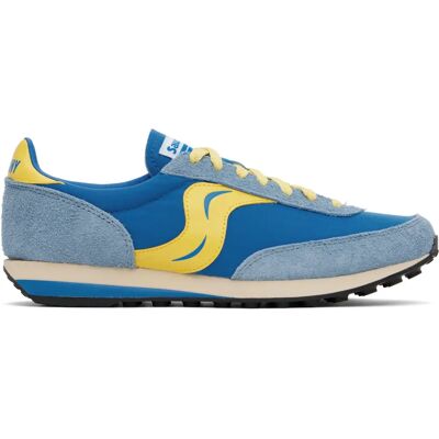 Tênis Saucony Trainer 80 Azul e Mostarda - Calçados Casuais Tênis Saucony Trainer 80 Azul e Mostarda - Calçados Casuais