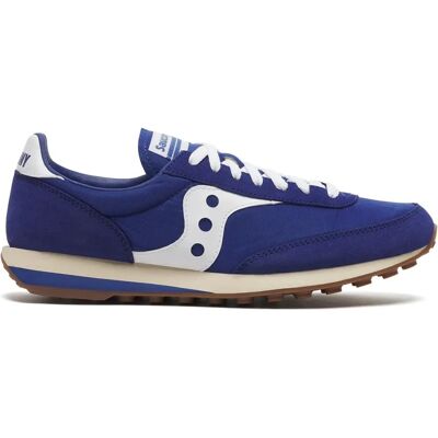 Saucony Trainer 80 Blaue/Weiße Turnschuhe - Trainer Typ Saucony Trainer 80 Blaue/Weiße Turnschuhe - Trainer Typ