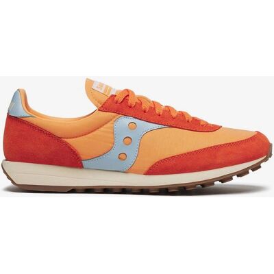 Saucony - Trainer 80 - orange - bleu ciel - Shoes - Publicité Saucony - Trainer 80 - orange - bleu ciel - Shoes - Publicité