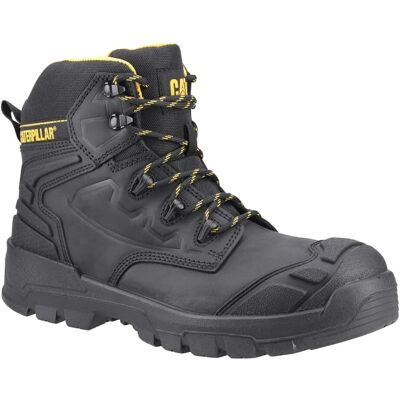 Caterpillar STRIVER XL 6" Black Leather Male Hiker Safety Footwear - Safety Footwear Caterpillar STRIVER XL 6" Black Leather Male Hiker Safety Footwear - Safety Footwear