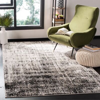 Safavieh - Adirondack - Silber/Schwarz - 120x120cm - Teppich Safavieh - Adirondack - Silber/Schwarz - 120x120cm - Teppich
