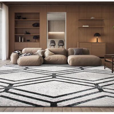 Safavieh - Adirondack - Elfenbein/Holzkohle - 185x275cm - Teppich Safavieh - Adirondack - Elfenbein/Holzkohle - 185x275cm - Teppich