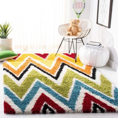 Safavieh Emory Polyester Teppich - Natur 274x183 cm - Teppich Safavieh Emory Polyester Teppich - Natur 274x183 cm - Teppich