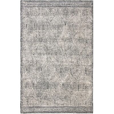 Safavieh - Wool Rug - Ivory/Charcoal - 60x90 cm - Rug Safavieh - Wool Rug - Ivory/Charcoal - 60x90 cm - Rug