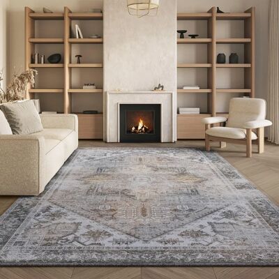 Safavieh - Tucson Collection - Beige/Grau - 185x275 cm - Teppich Safavieh - Tucson Collection - Beige/Grau - 185x275 cm - Teppich