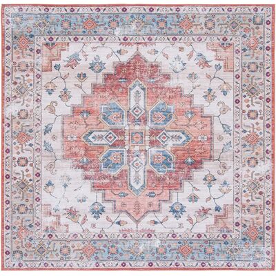 Safavieh - Tucson Collection - Beige/Blue - 185x180 cm - Rug Safavieh - Tucson Collection - Beige/Blue - 185x180 cm - Rug