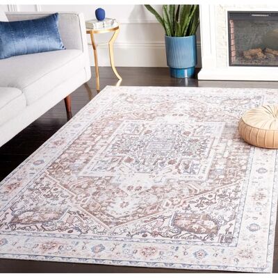 Safavieh - Alfombra de poliéster Taupe/Beige - 185x275 cm - Alfombra Safavieh - Alfombra de poliéster Taupe/Beige - 185x275 cm - Alfombra