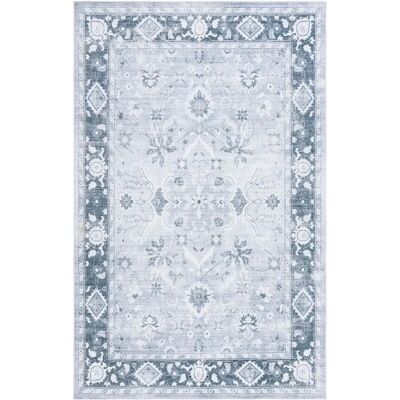 Safavieh - Polyester Rug 90x150 - Grau-Grün - Maschinenwaschbar Rug Safavieh - Polyester Rug 90x150 - Grau-Grün - Maschinenwaschbar Rug