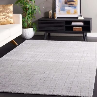 Safavieh Polyester Teppich - Hellgrau/Grau - 160x230cm Safavieh Polyester Teppich - Hellgrau/Grau - 160x230cm