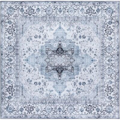 Safavieh Marfil/Azul 185x180 Alfombra de Poliéster Safavieh Marfil/Azul 185x180 Alfombra de Poliéster