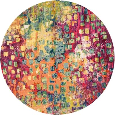 Safavieh - Madison Rug - Fuchsie/Gold - 120x120cm - Rug Safavieh - Madison Rug - Fuchsie/Gold - 120x120cm - Rug