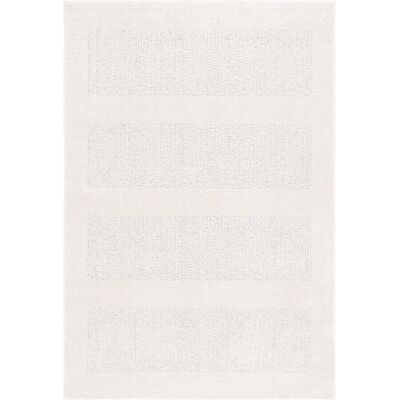 Tapis en polyester Safavieh - Elfenbein/Grau 90 X 150cm - Tapis Tapis en polyester Safavieh - Elfenbein/Grau 90 X 150cm - Tapis