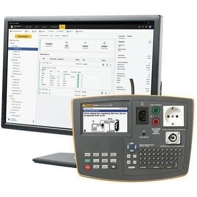 Kit de test Fluke 6500-2 - Conforme aux normes DIN VDE - Publicité Kit de test Fluke 6500-2 - Conforme aux normes DIN VDE - Publicité