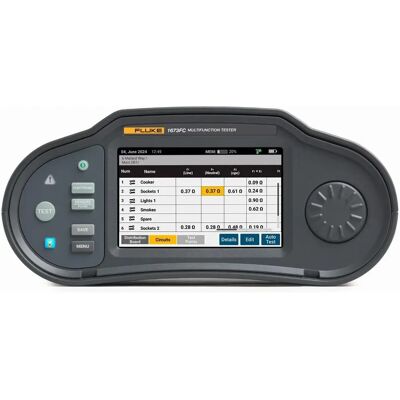 Tester di installazione Fluke 1673FC - Multifunzionale, Wireless, Schermo ad Alta Risoluzione Tester di installazione Fluke 1673FC - Multifunzionale, Wireless, Schermo ad Alta Risoluzione