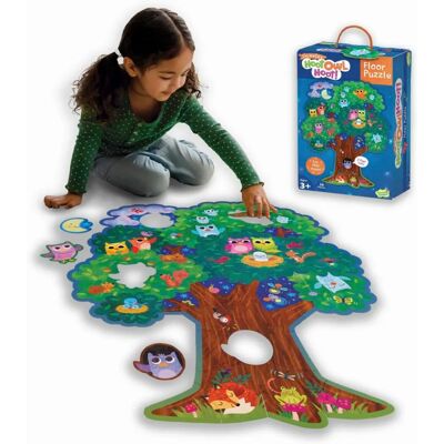 Peaceable Kingdom Hoot Owl Hoot 50-teiliges Bodenpuzzle - Bodenpuzzle Peaceable Kingdom Hoot Owl Hoot 50-teiliges Bodenpuzzle - Bodenpuzzle
