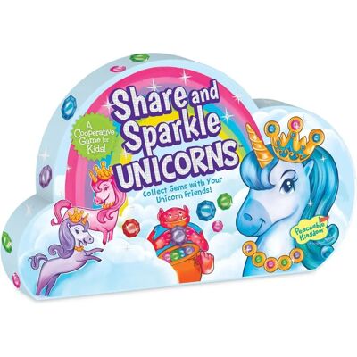 Peaceable Kingdom Unicorns Teilen und Funkeln Familienspiel Peaceable Kingdom Unicorns Teilen und Funkeln Familienspiel