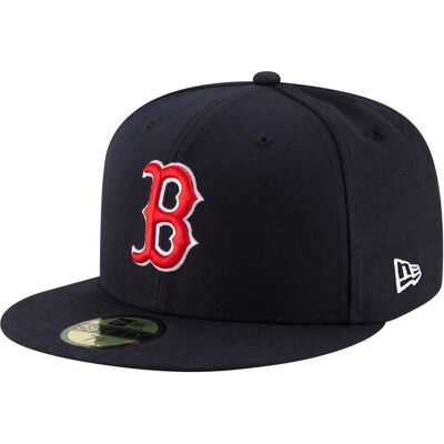 New Era Bleu Boston Red Sox 7 5/8 Casquette - Casquette - Publicité New Era Bleu Boston Red Sox 7 5/8 Casquette - Casquette - Publicité