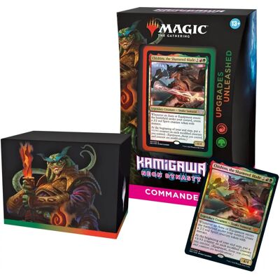 Magic: The Gathering Kamigawa: Neon Dynasty Commander Deck - Upgrades Unleashed - Deck de Jeu de Cartes à Collectionner - Publicité Magic: The Gathering Kamigawa: Neon Dynasty Commander Deck - Upgrades Unleashed - Deck de Jeu de Cartes à Collectionner - Publicité
