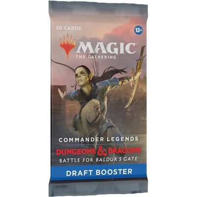 Wizards of the Coast Commander Legends Baldur's Gate Draft Booster - Card Game Wizards of the Coast Commander Legends Baldur's Gate Draft Booster - Card Game