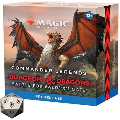 Magic: The Gathering - Commander Legends Battle for Baldur's Gate - Prerelease - Game - Publicité Magic: The Gathering - Commander Legends Battle for Baldur's Gate - Prerelease - Game - Publicité