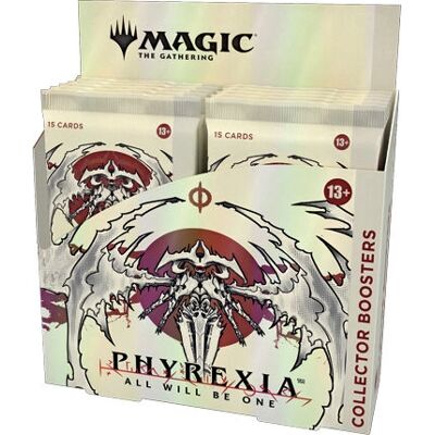 Magic: the Gathering Phyrexia: All Will Be One Boîte de Boosters Draft - Extension de Jeu de Cartes - Publicité Magic: the Gathering Phyrexia: All Will Be One Boîte de Boosters Draft - Extension de Jeu de Cartes - Publicité