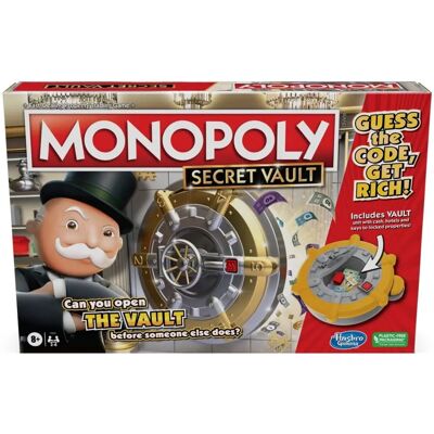 Monopoly Secret Vault - Ages 8+ - 2-6 players - Board Game Monopoly Secret Vault - Ages 8+ - 2-6 players - Board Game