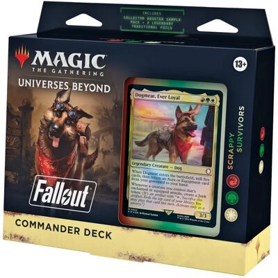 Hasbro Magic: The Gathering Fallout Commander Deck - Survivers Combattants - Jeu de Cartes - Publicité Hasbro Magic: The Gathering Fallout Commander Deck - Survivers Combattants - Jeu de Cartes - Publicité