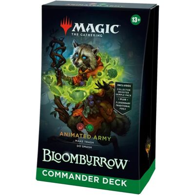 Hasbro - Bloomburrow Animated Army Commander Deck - Card game Hasbro - Bloomburrow Animated Army Commander Deck - Card game