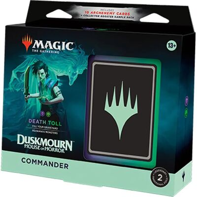 Hasbro Magic: The Gathering - Duskmourn: House of Horror Commander Deck Death Toll - Jeu de cartes - Publicité Hasbro Magic: The Gathering - Duskmourn: House of Horror Commander Deck Death Toll - Jeu de cartes - Publicité