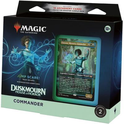 Hasbro Magic: The Gathering - Duskmourn: House of Horror Commander Deck Jump Scare - Paquet de Cartes - Publicité Hasbro Magic: The Gathering - Duskmourn: House of Horror Commander Deck Jump Scare - Paquet de Cartes - Publicité