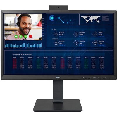 LG - 24CQ650I-6N - Schwarz - N5105 - All-in-One PC LG - 24CQ650I-6N - Schwarz - N5105 - All-in-One PC