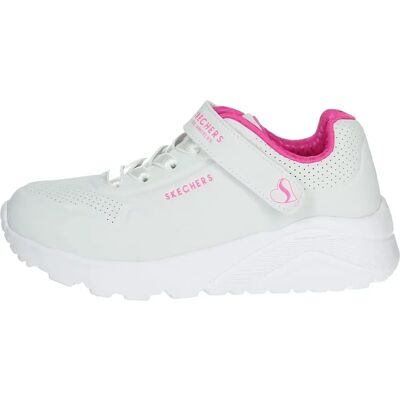 Buty Skechers Juniors Uno Lite - Biały / Różowy - Oddychające, Lekkie, Memory Foam Buty Skechers Juniors Uno Lite - Biały / Różowy - Oddychające, Lekkie, Memory Foam