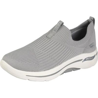 Skechers Dames Performance GO Walk Arch FIT - Iconic Sneakers - Grijs Skechers Dames Performance GO Walk Arch FIT - Iconic Sneakers - Grijs