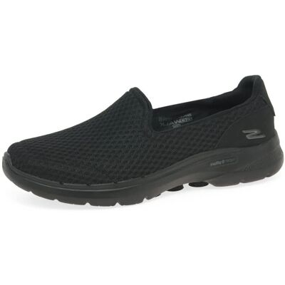 Skechers Go Walk 6 Big Splash Baskets Femme - Noir - Publicité Skechers Go Walk 6 Big Splash Baskets Femme - Noir - Publicité