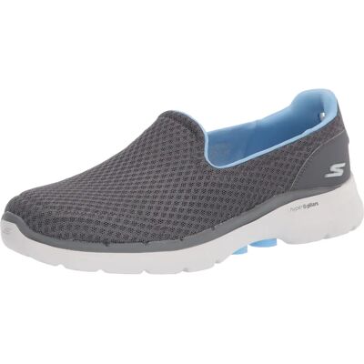 Skechers Go Walk 6 - Big Splash Gris - Baskets - Publicité Skechers Go Walk 6 - Big Splash Gris - Baskets - Publicité