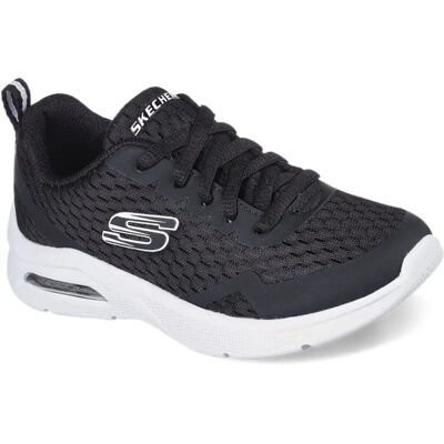 Skechers Microspec 403774LBLK Kids Shoes - All Year Black Skechers Microspec 403774LBLK Kids Shoes - All Year Black