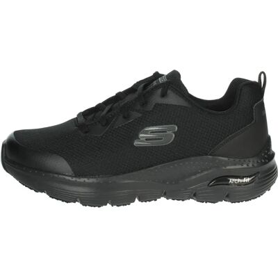 Skechers Women Work Trainers - Black - Slip Resistant - Arch Fit SR - Size 3 Skechers Women Work Trainers - Black - Slip Resistant - Arch Fit SR - Size 3