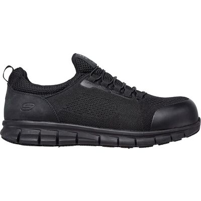 Skechers Omat Schwarze Slip-On Sicherheitsschuhe - Sicherheitsschuhe Skechers Omat Schwarze Slip-On Sicherheitsschuhe - Sicherheitsschuhe