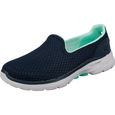 Baskets légères Skechers Go Walk 6 Big Splash - Mesh, Marine Turquoise - Publicité Baskets légères Skechers Go Walk 6 Big Splash - Mesh, Marine Turquoise - Publicité