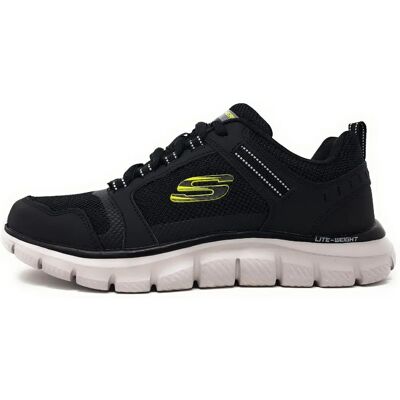 Skechers Noirs 232001-BKLM Chaussures - Baskets pour Hommes - Publicité Skechers Noirs 232001-BKLM Chaussures - Baskets pour Hommes - Publicité