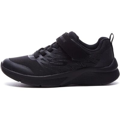 Skechers Boys Microspec Texlor Kids Trainers - Black Skechers Boys Microspec Texlor Kids Trainers - Black